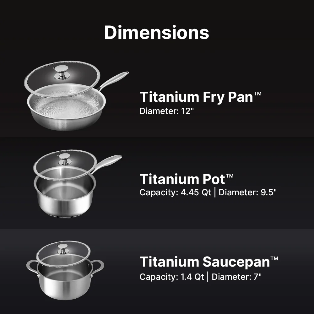 Titanium 6-Piece Cookware System™ - Image 3